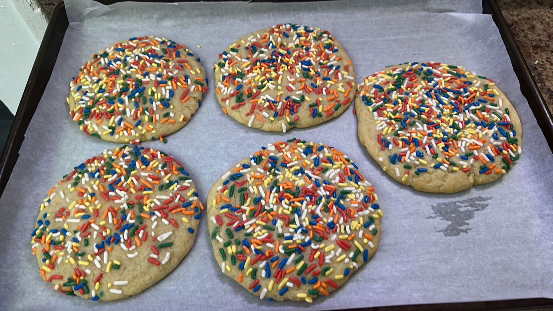 Sprinkle Sugar Cookies